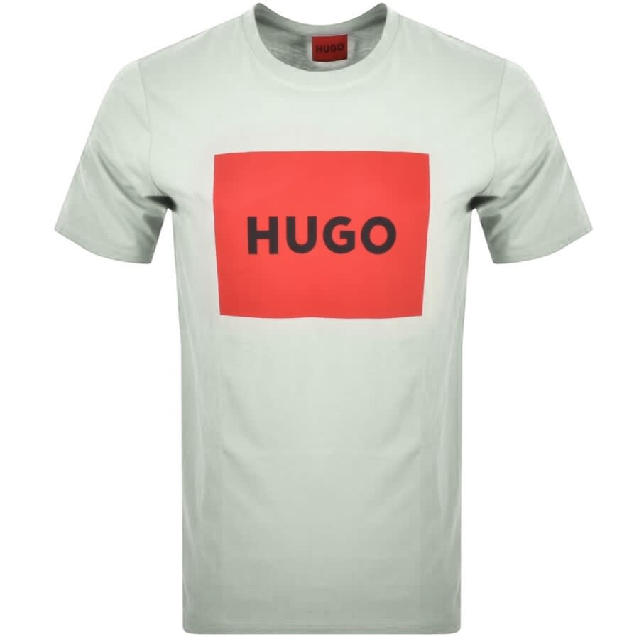 Alternative Image for ProductHUGO Dulive Crew Neck T Shirt Green1