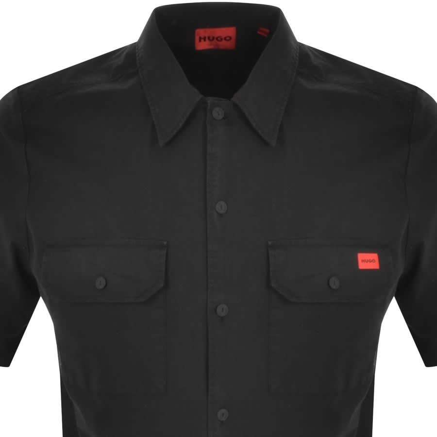 Alternative Image for ProductHUGO Short Sleeved Elpy Shirt Black2