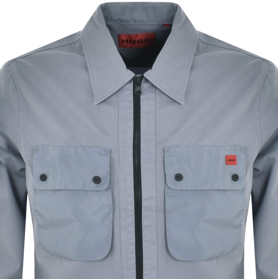 Alternative Image for ProductHUGO Egildo Overshirt Blue2