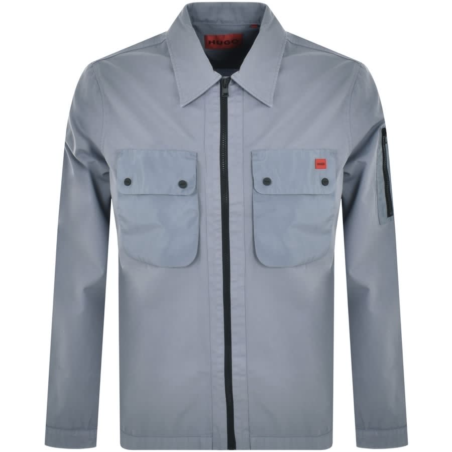Alternative Image for ProductHUGO Egildo Overshirt Blue1