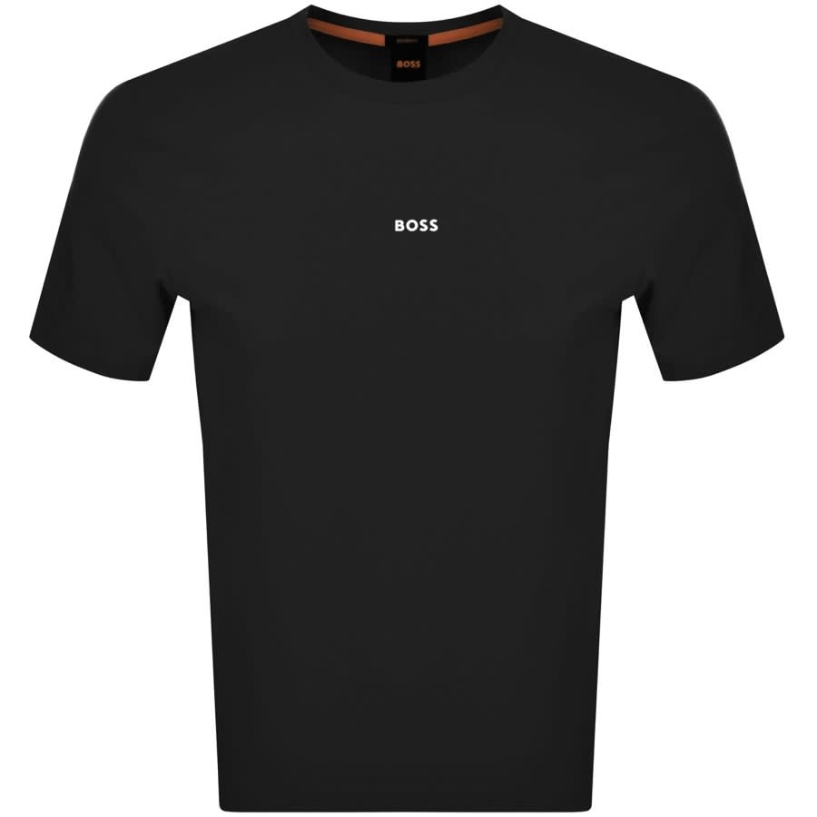 BOSS TChup Logo T Shirt Black | Mainline Menswear