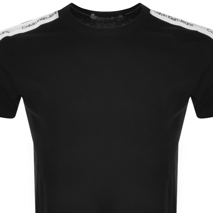 Alternative Image for ProductCalvin Klein Jeans Logo Tape T Shirt Black2
