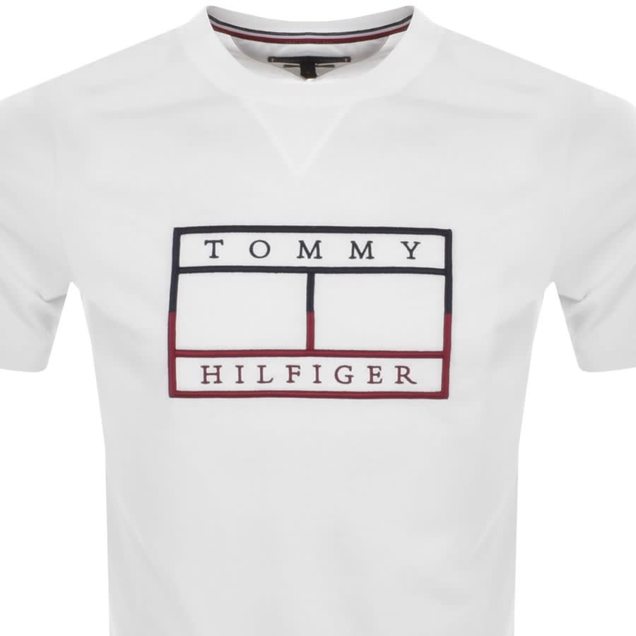Alternative Image for ProductTommy Hilfiger Outline Flag T Shirt White2