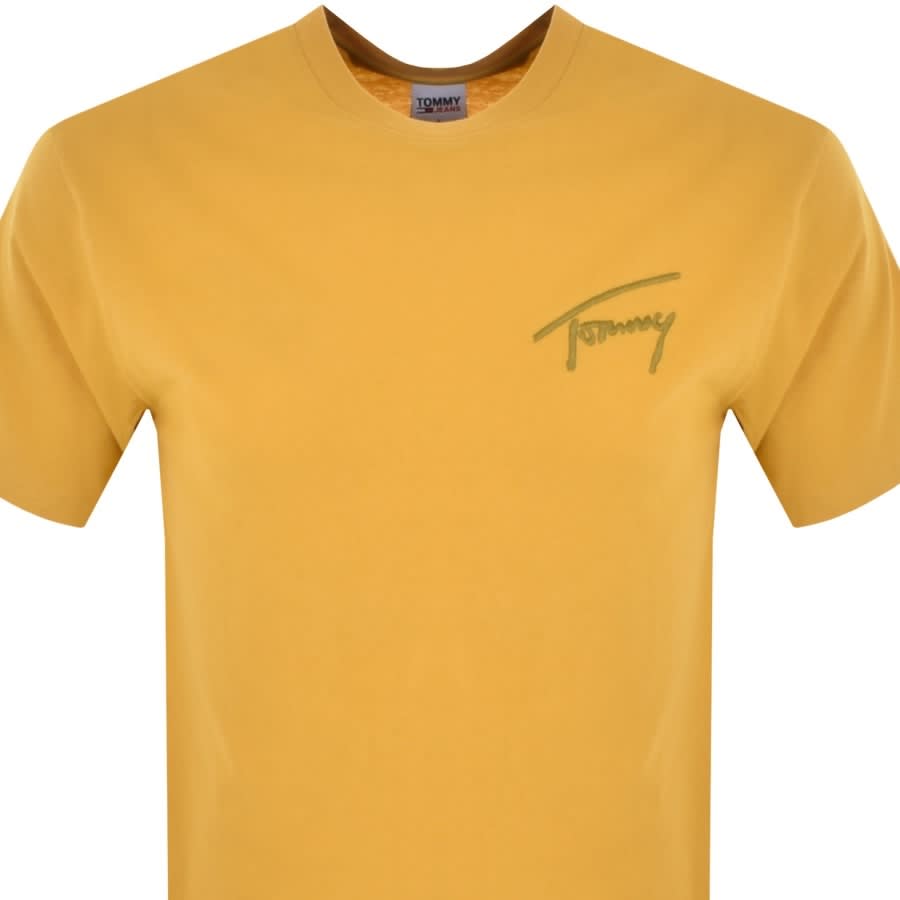 Alternative Image for ProductTommy Jeans Signature T Shirt Yellow2