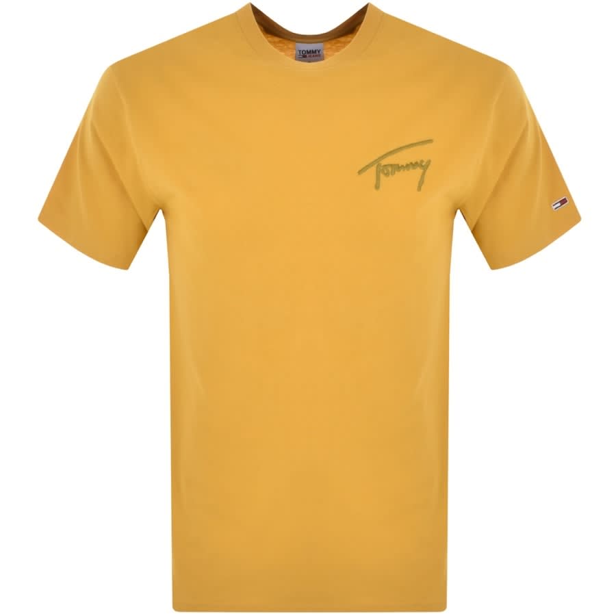 Alternative Image for ProductTommy Jeans Signature T Shirt Yellow1