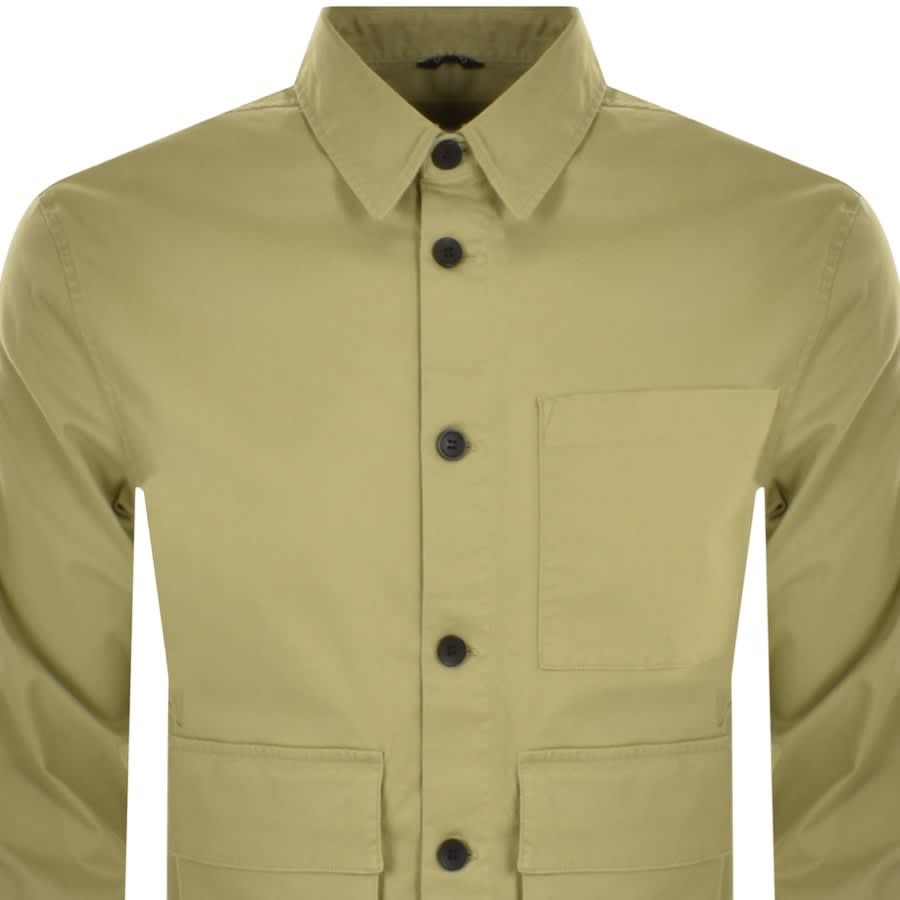 Alternative Image for ProductCalvin Klein Long SleeveTwill Overshirt Green2
