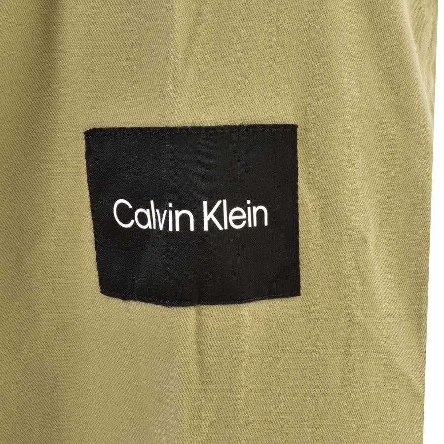 Alternative Image for ProductCalvin Klein Long SleeveTwill Overshirt Green3