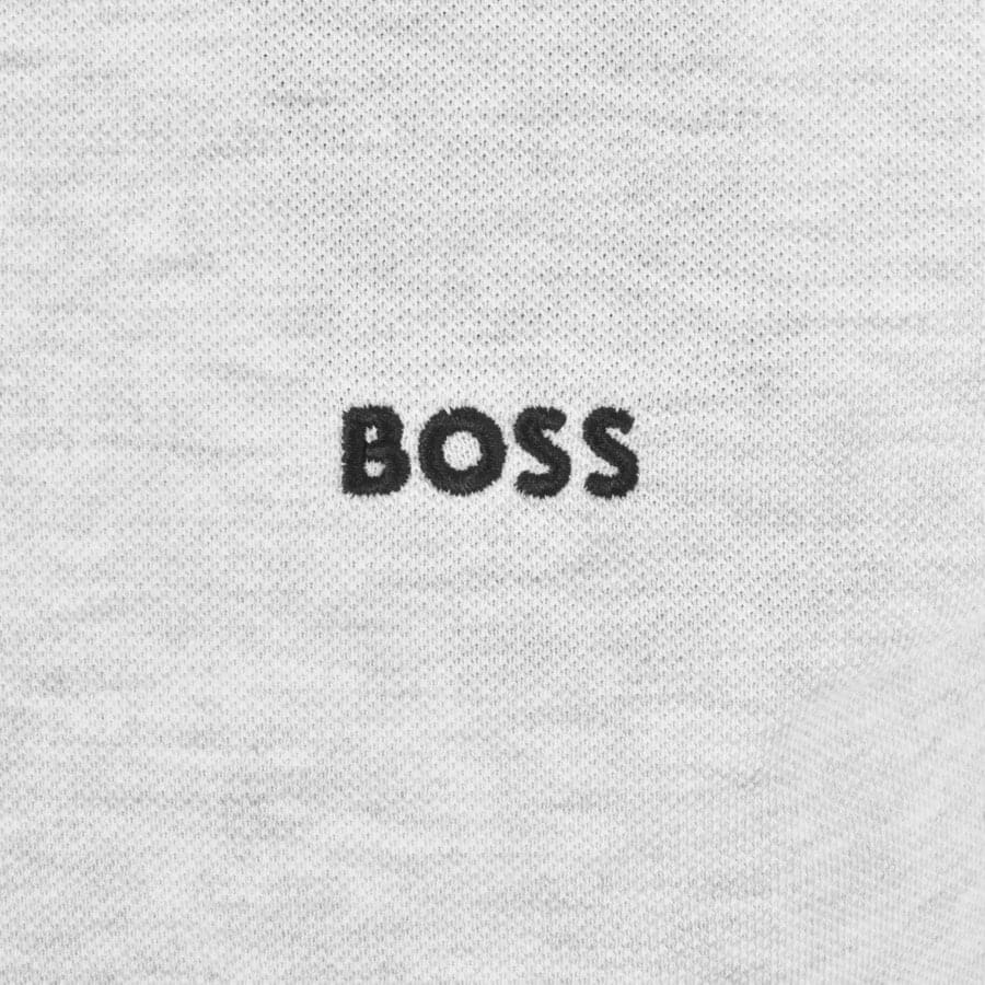 Alternative Image for ProductBOSS Paddy Curved Polo T Shirt Grey3