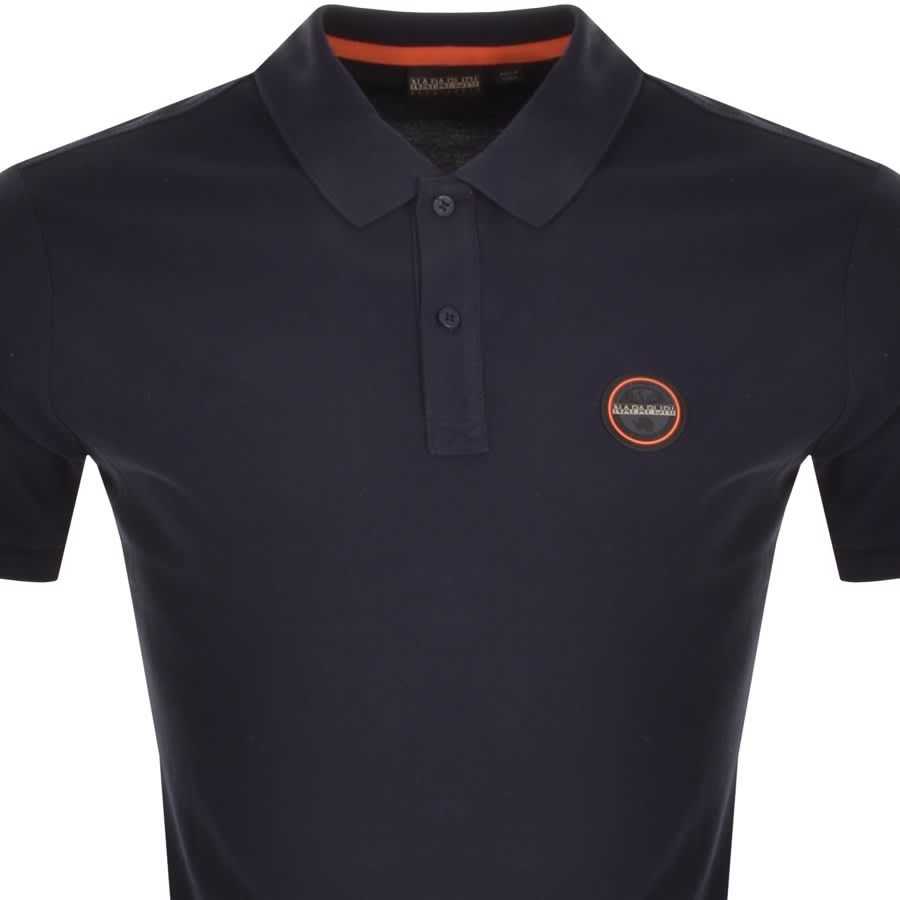 Alternative Image for ProductNapapijri Whale Short Sleeve Polo T Shirt Navy2