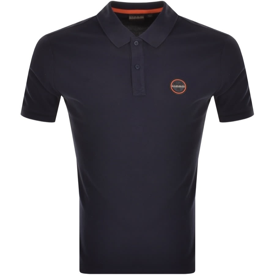 Alternative Image for ProductNapapijri Whale Short Sleeve Polo T Shirt Navy1