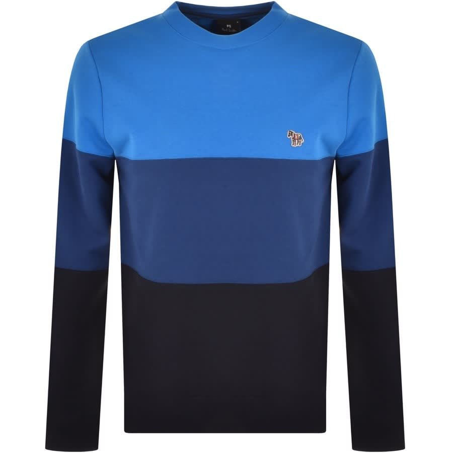 Alternative Image for ProductPS By Paul Smith Crew Neck Sweatshirt Blue1