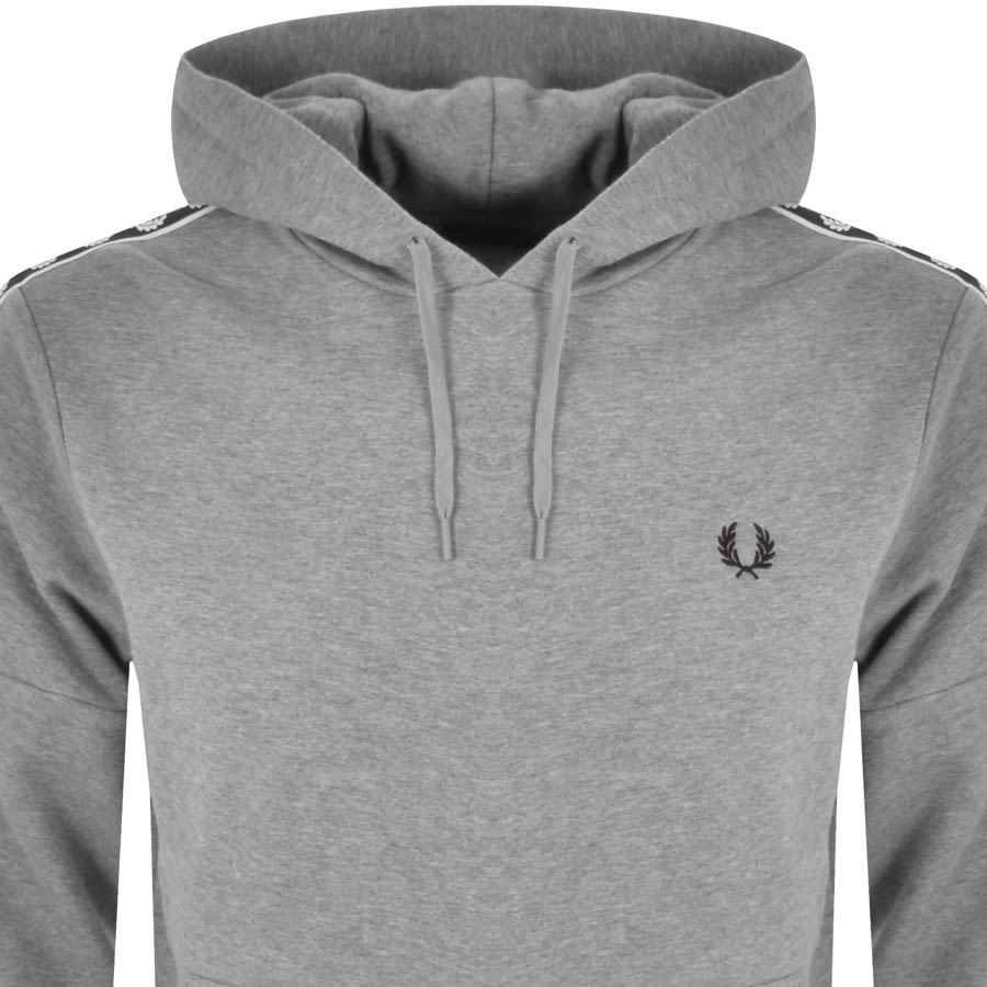 Alternative Image for ProductFred Perry Taped Logo Hoodie Grey2