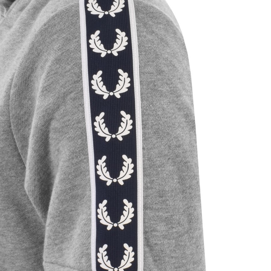 Alternative Image for ProductFred Perry Taped Logo Hoodie Grey3