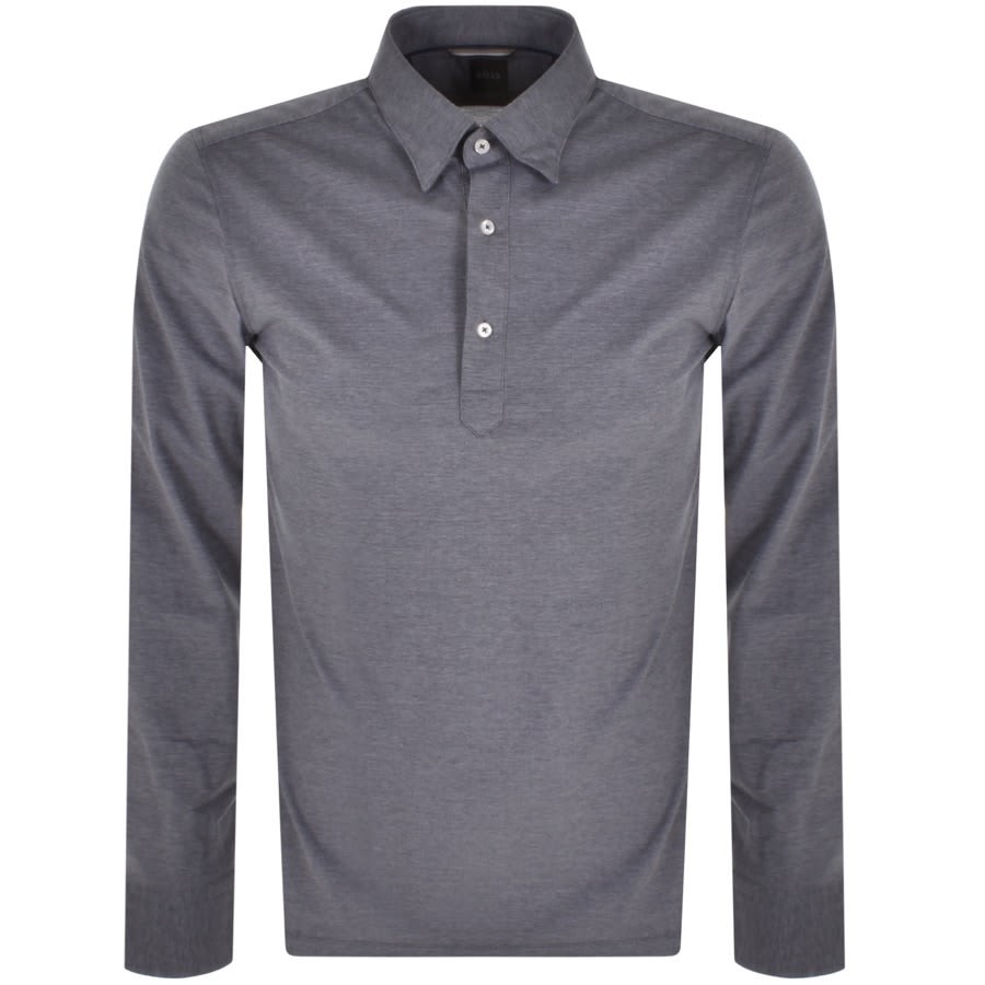 Alternative Image for ProductBOSS C Hal Long Sleeved Shirt Navy1