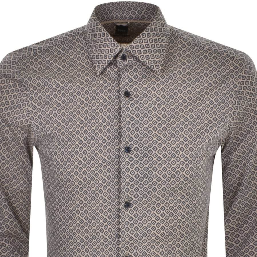 Alternative Image for ProductBOSS C Hal Kent Long Sleeved Shirt Beige2