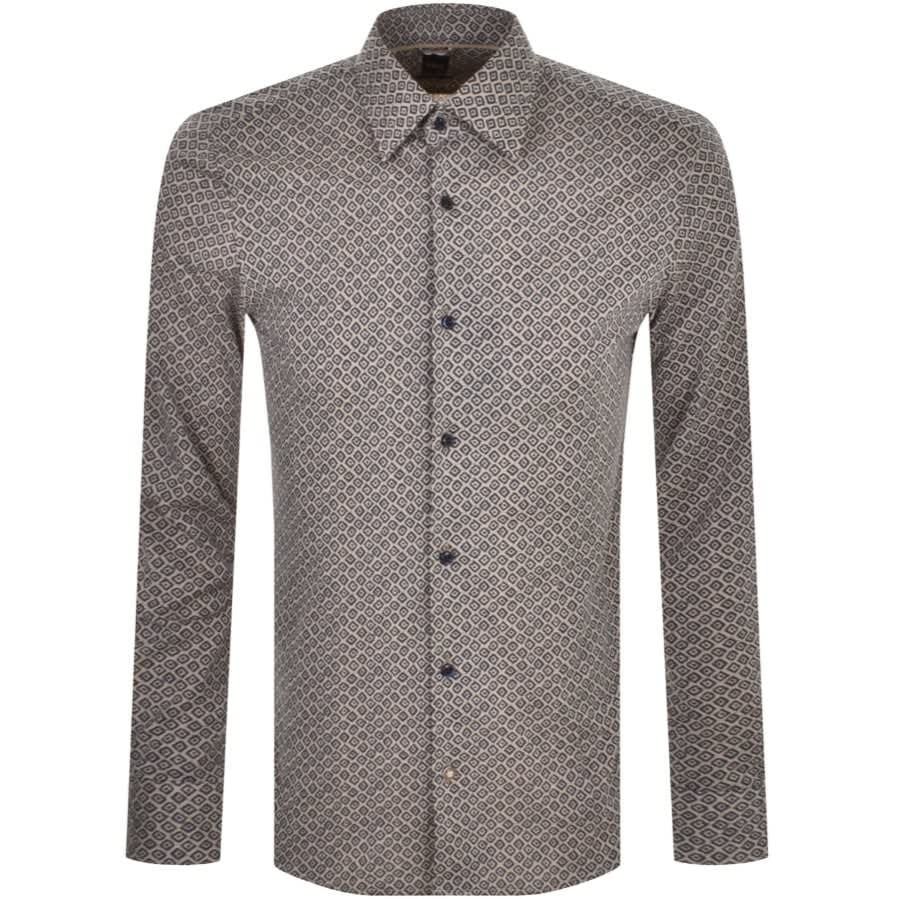 Alternative Image for ProductBOSS C Hal Kent Long Sleeved Shirt Beige1