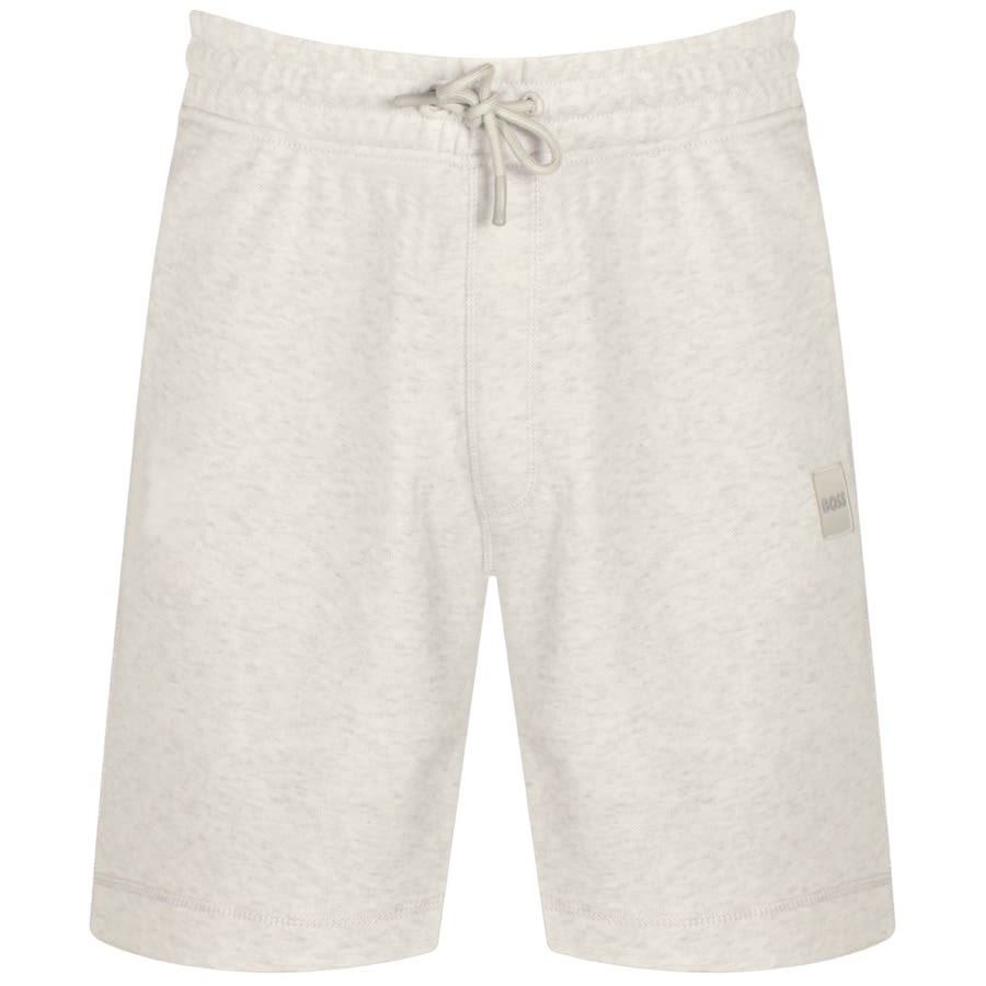 BOSS Sewalk Sweat Shorts Beige 