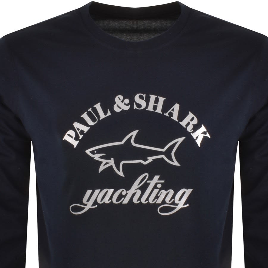 Alternative Image for ProductPaul And Shark Long Sleeve T Shirt Navy2