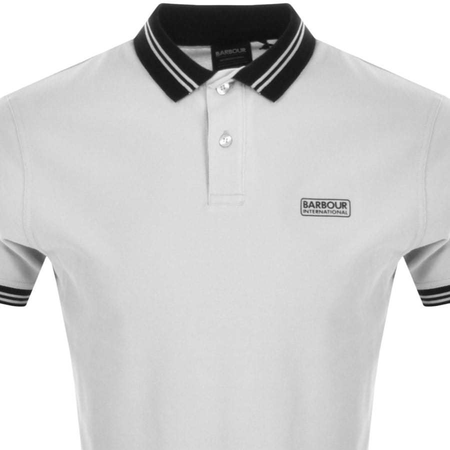 Alternative Image for ProductBarbour International Track Polo T Shirt White2