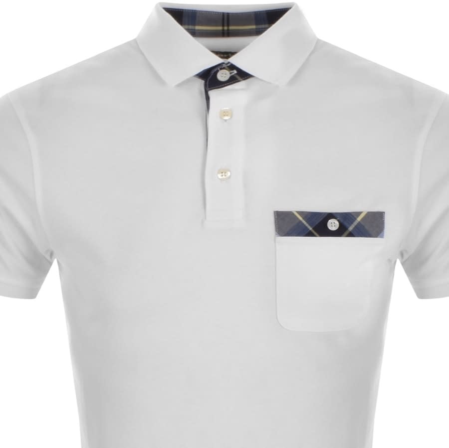 Alternative Image for ProductBarbour Lirst Polo T Shirt White2