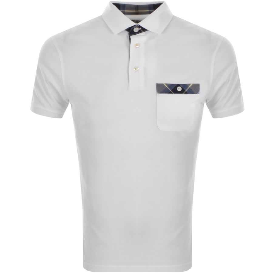 Alternative Image for ProductBarbour Lirst Polo T Shirt White1