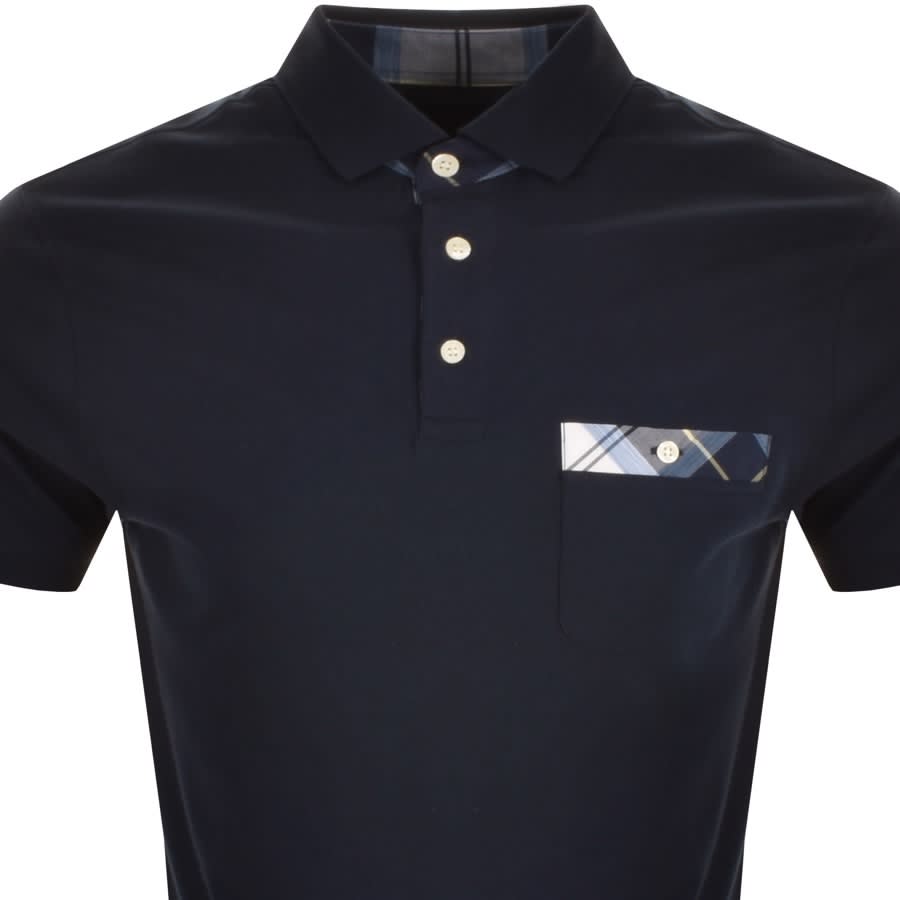 Alternative Image for ProductBarbour Lirst Polo T Shirt Navy2