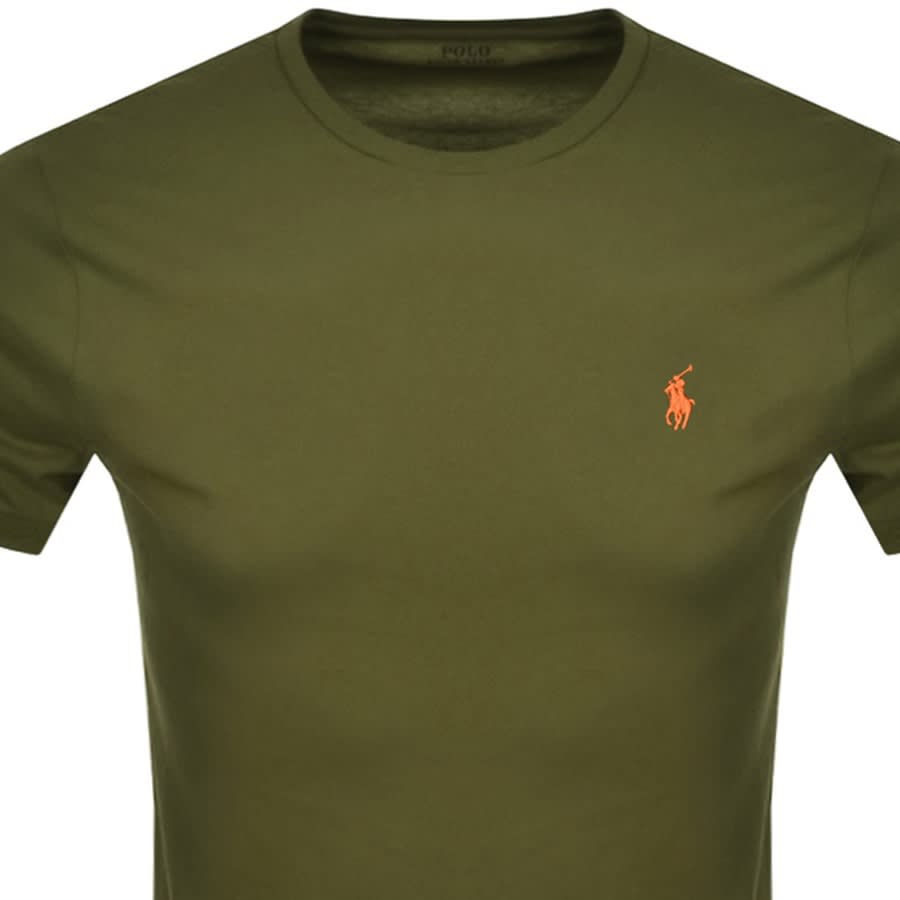 Alternative Image for ProductRalph Lauren Crew Neck Custom Fit T Shirt Green2
