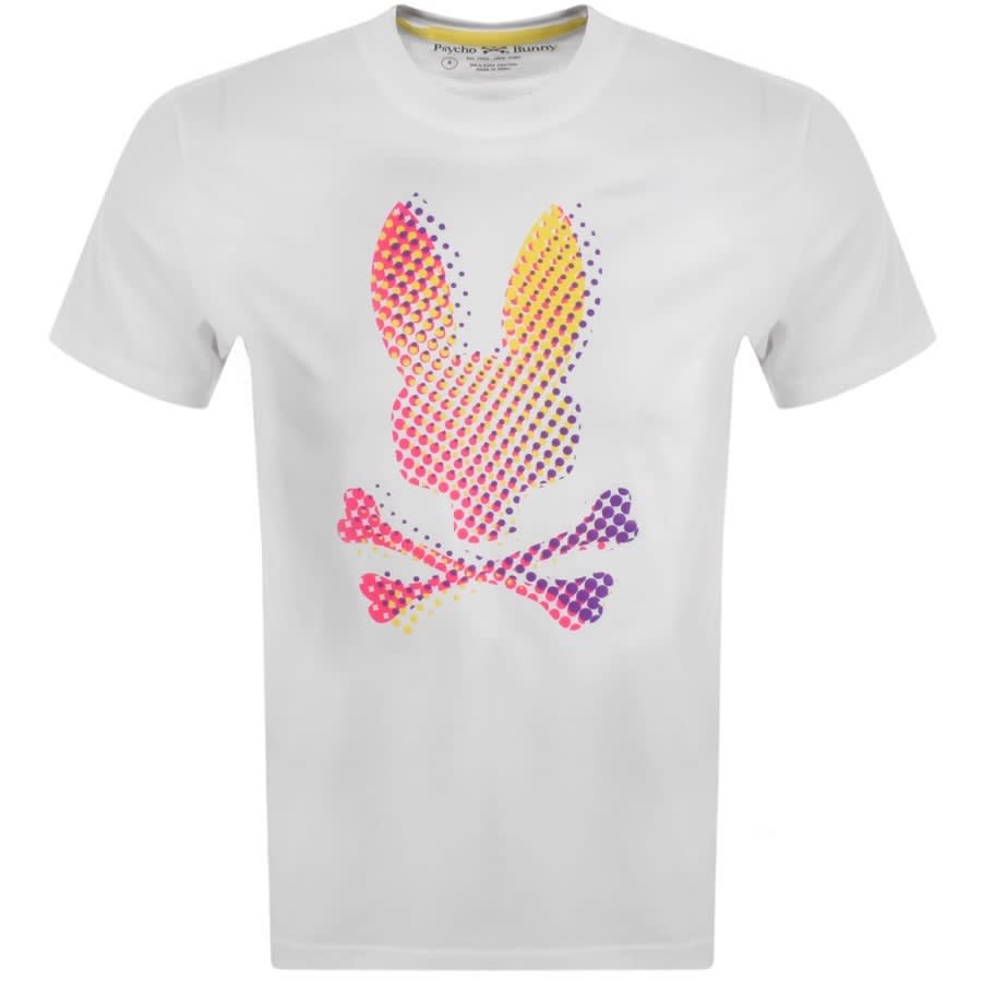 Psycho Bunny Graphic Logo T Shirt White | Mainline Menswear United States