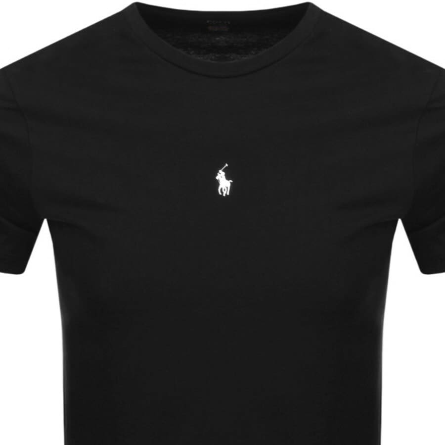 Alternative Image for ProductRalph Lauren Crew Neck Logo T Shirt Black2