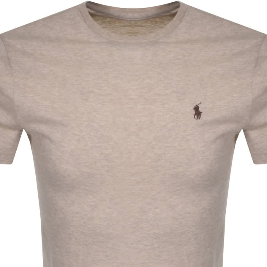 Alternative Image for ProductRalph Lauren Crew Neck Slim Fit T Shirt Brown2