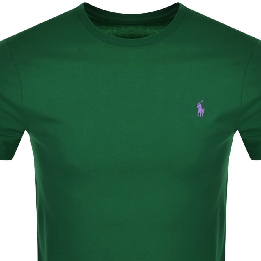Alternative Image for ProductRalph Lauren Crew Neck Slim Fit T Shirt Green2