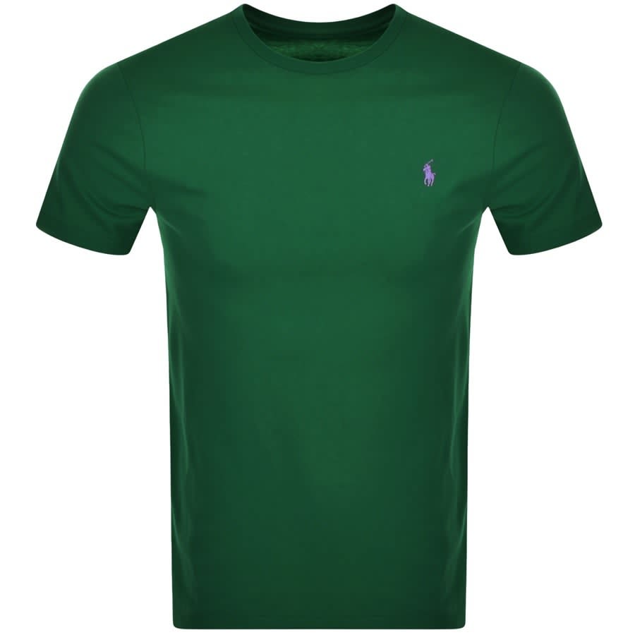 Alternative Image for ProductRalph Lauren Crew Neck Slim Fit T Shirt Green1