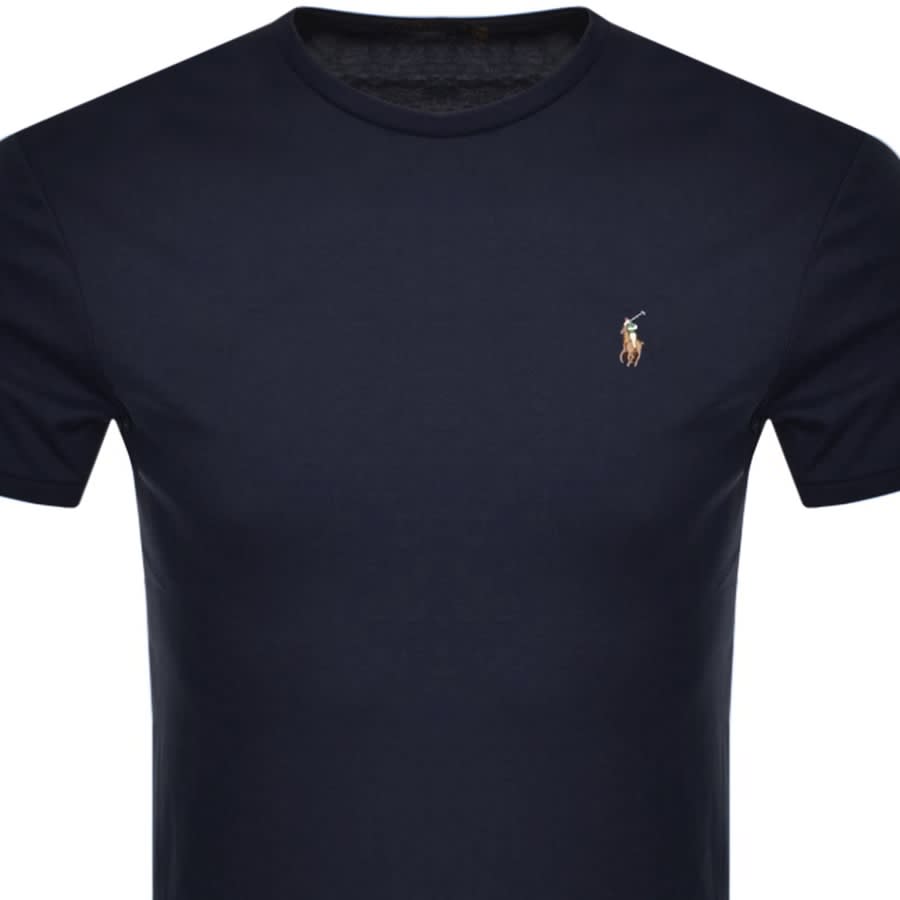 Alternative Image for ProductRalph Lauren Pima Crew Neck T Shirt Navy2