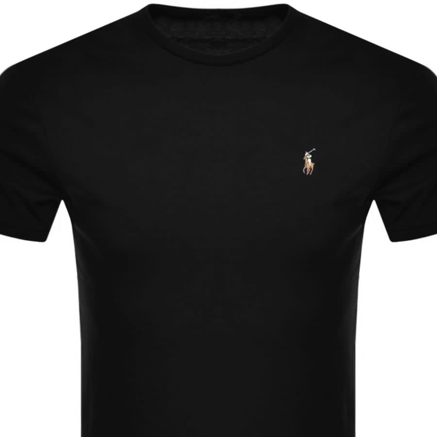 Alternative Image for ProductRalph Lauren Crew Neck T Shirt Black2