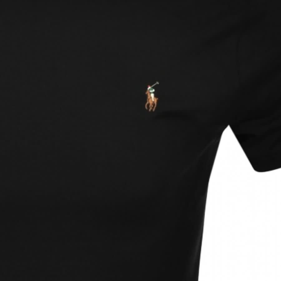 Alternative Image for ProductRalph Lauren Crew Neck T Shirt Black3