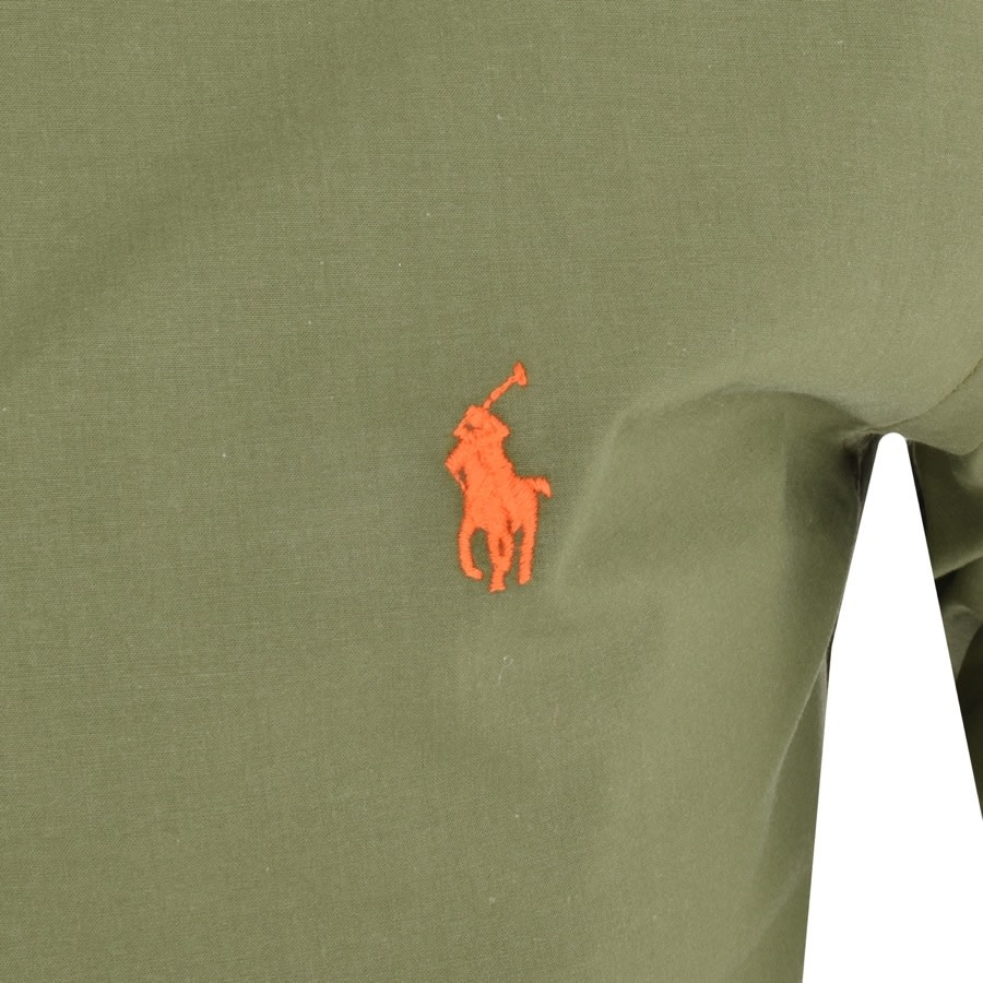 Alternative Image for ProductRalph Lauren Slim Fit Long Sleeve Shirt Green3