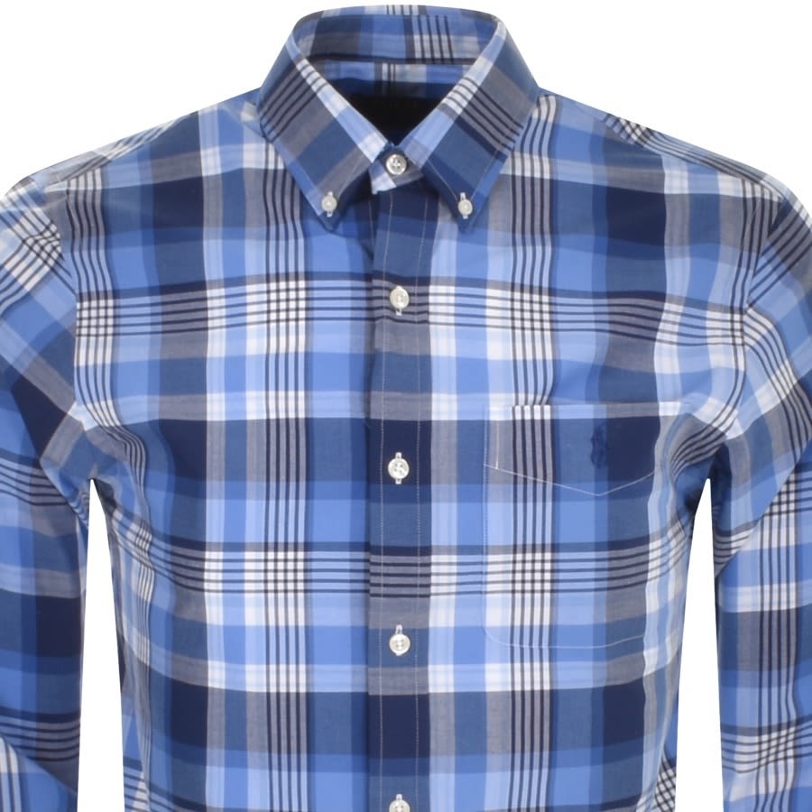 Alternative Image for ProductRalph Lauren Slim Fit Long Sleeve Shirt Blue2