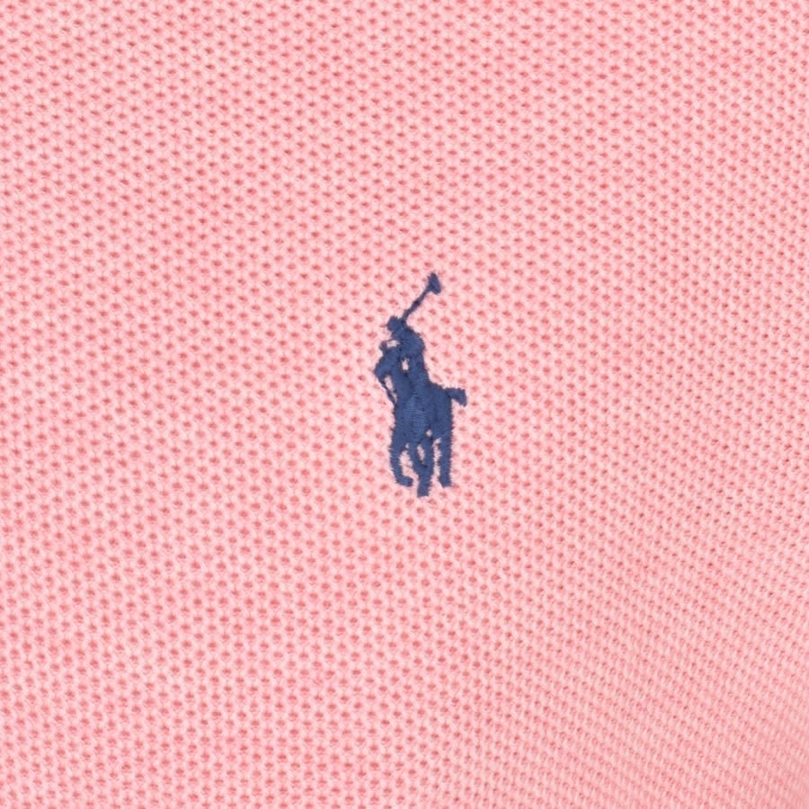 Alternative Image for ProductRalph Lauren Half Zip Waffle Knit Jumper Pink3