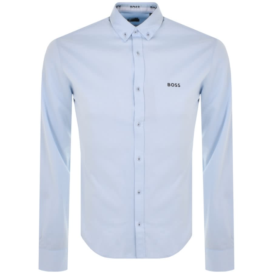 Alternative Image for ProductBOSS Biado R Long Sleeved Shirt Blue1