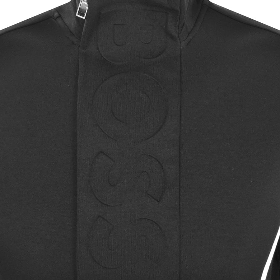 Alternative Image for ProductBOSS Swover Half Zip Sweatshirt Black3