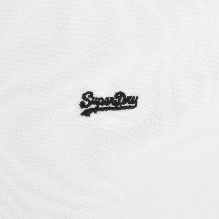 Alternative Image for ProductSuperdry Short Sleeved Polo T Shirt White3