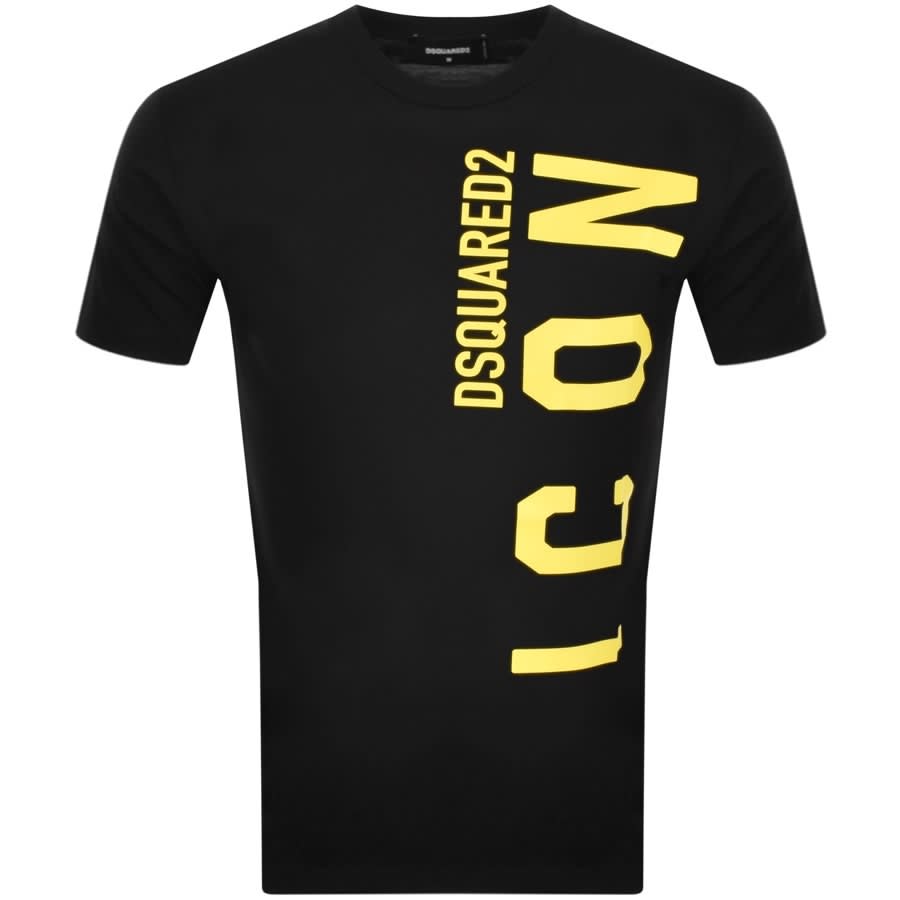 Alternative Image for ProductDSQUARED2 Logo Short Sleeved T Shirt Black1
