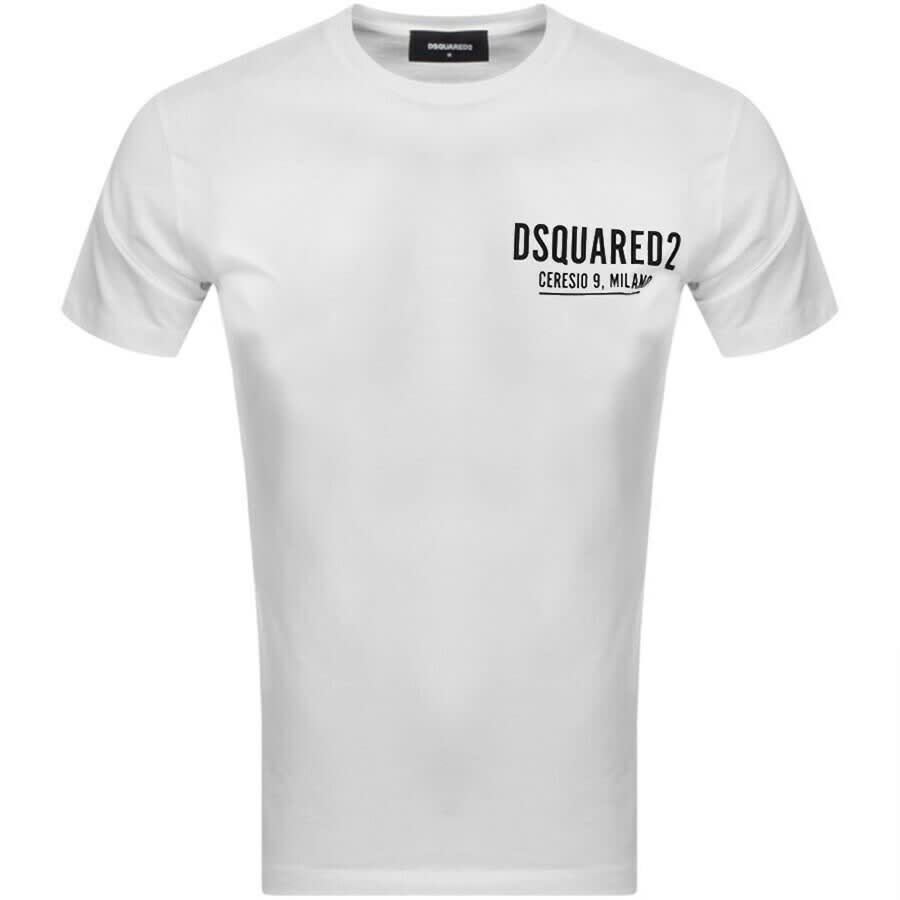 Alternative Image for ProductDSQUARED2 Short Sleeved T Shirt White1