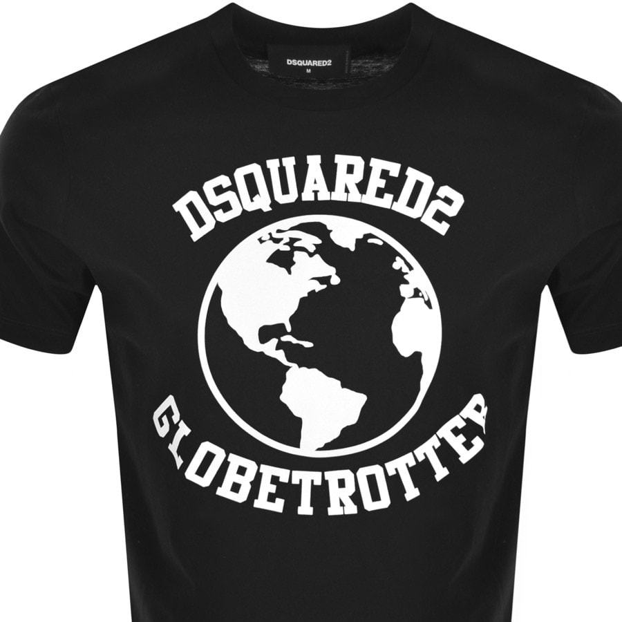 Alternative Image for ProductDSQUARED2 Global Trotter Slouch T Shirt Black2