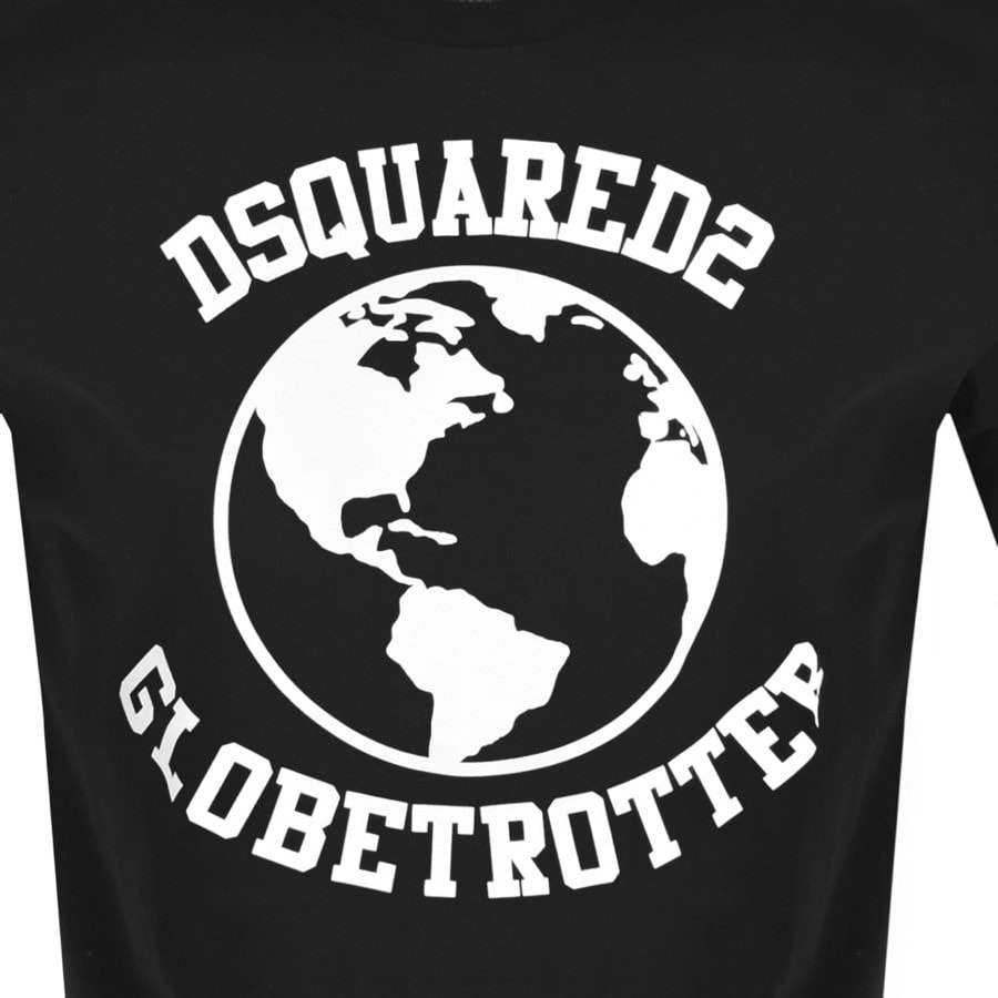 Alternative Image for ProductDSQUARED2 Global Trotter Slouch T Shirt Black3