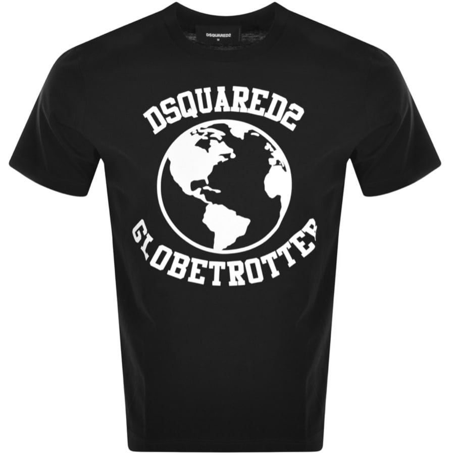 Alternative Image for ProductDSQUARED2 Global Trotter Slouch T Shirt Black1