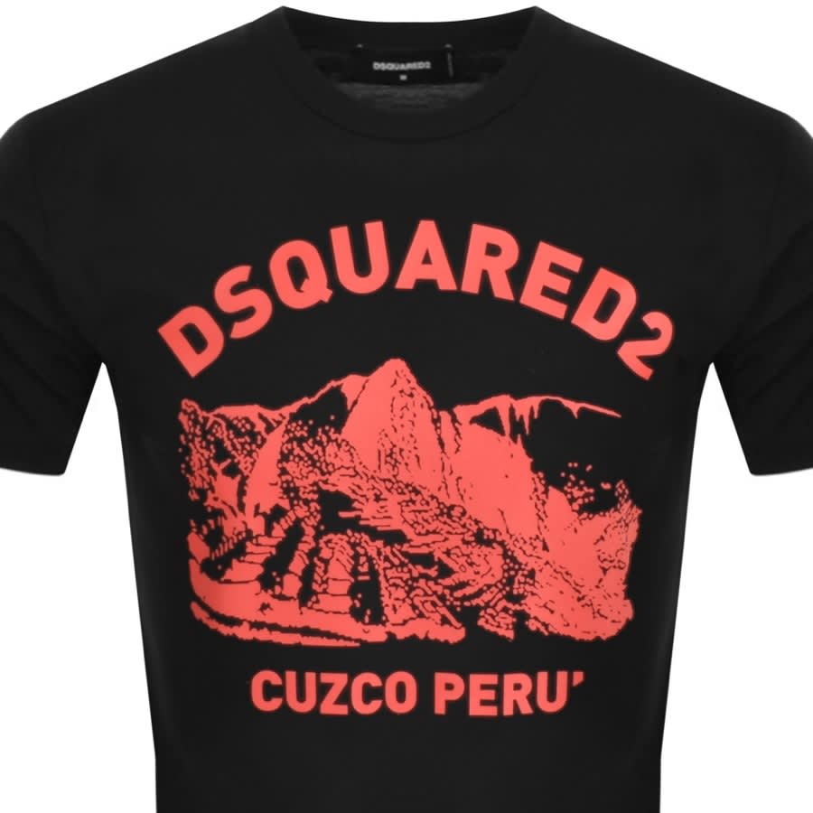 Alternative Image for ProductDSQUARED2 Cuzco T Shirt Black2