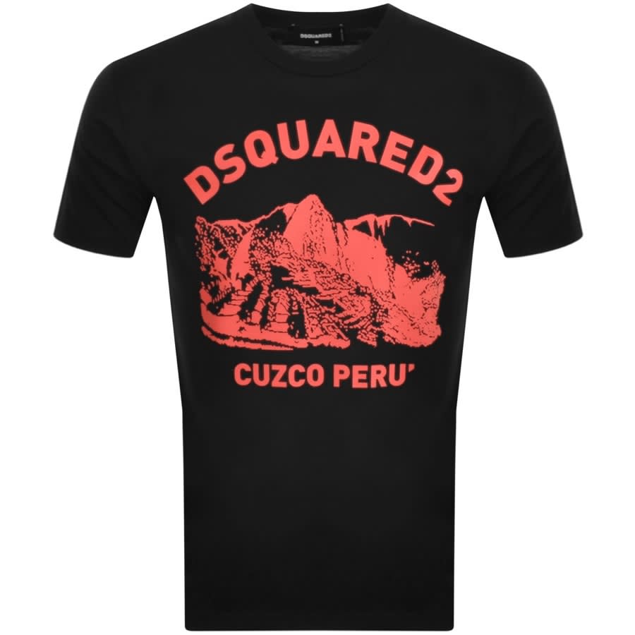 Alternative Image for ProductDSQUARED2 Cuzco T Shirt Black1
