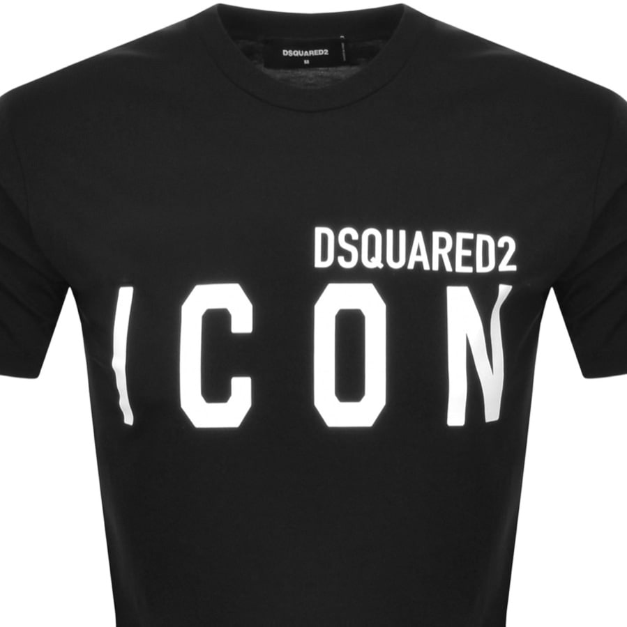 Alternative Image for ProductDSQUARED2 Logo Short Sleeved T Shirt Black2