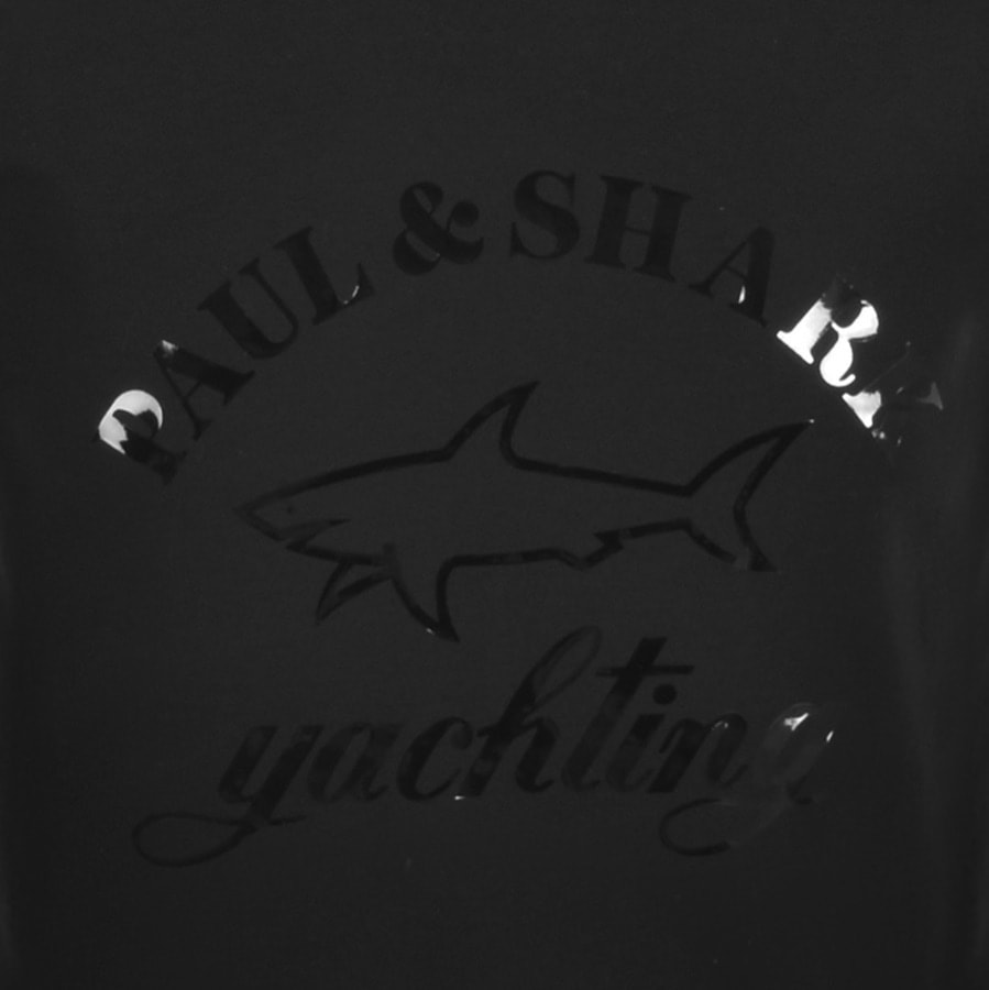 Alternative Image for ProductPaul And Shark Logo T Shirt Black3